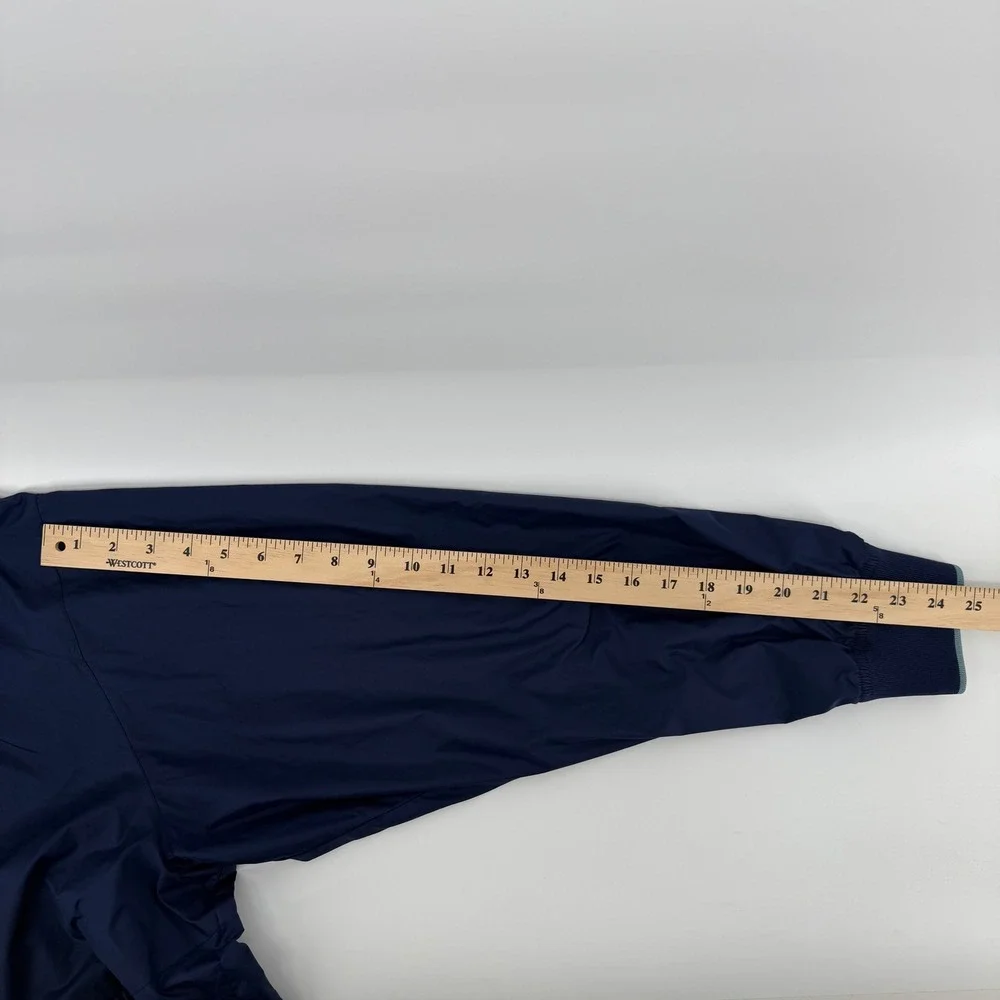 Cabelas‎ Mens XL Pullover Windbreaker Jacket Blue V Neck Long Sleeve Gorpcore